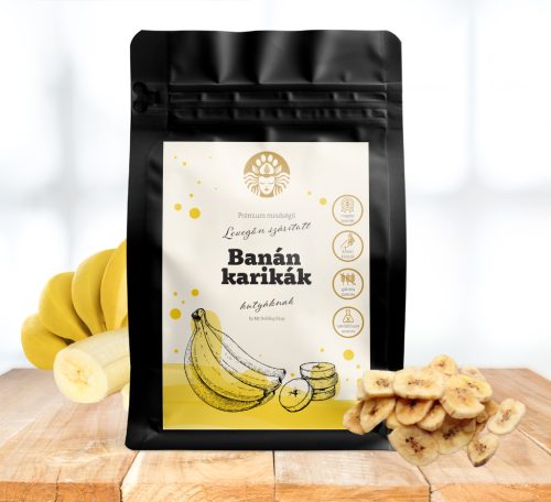 Luftgetrocknete Bananenscheiben – 100 g