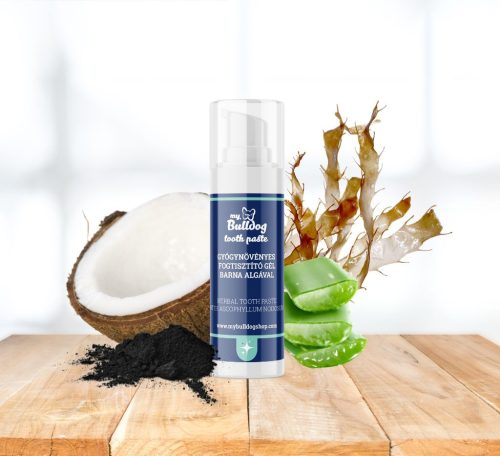 My Bulldog Tooth Paste - gyógynövényes fogtisztító gél barna algával