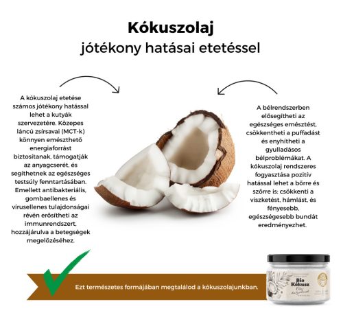 Kókuszolaj - hidegen sajtolt - VCO- 250 ml