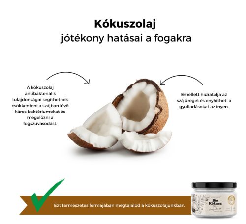 Kókuszolaj - hidegen sajtolt - VCO- 250 ml