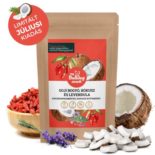 My Bulldog Snack – Natürlicher Hundekeks mit Kräutern – Goji-Beere – Kokos – Lavendel – LIMITIERT IM JULI