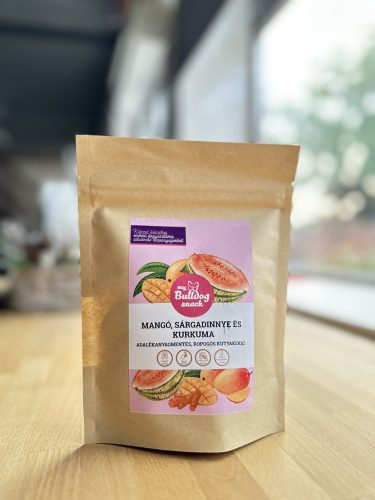 My Bulldog Snack – Natürlicher Hundekeks mit Kräutern – Mango, Zuckermelone, Kurkuma – Limitierte September-Edition