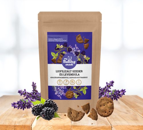 My Bulldog Snack – Natürlicher Hundekeks mit Kräutern – Brombeere – Lavendel – LIMITIERTE MAI-EDITION