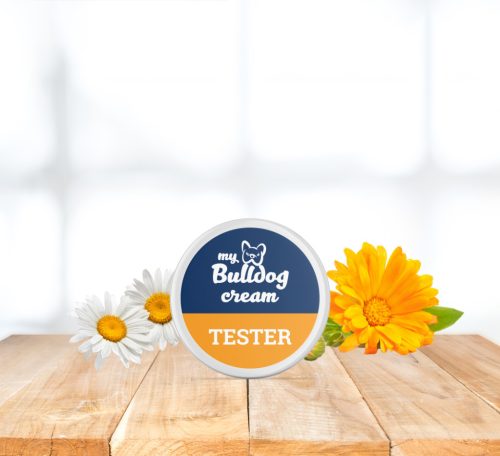 My Bulldog Cream - Tester - Unraffinierte Kakaobutter mit Ringelblume und Kamille