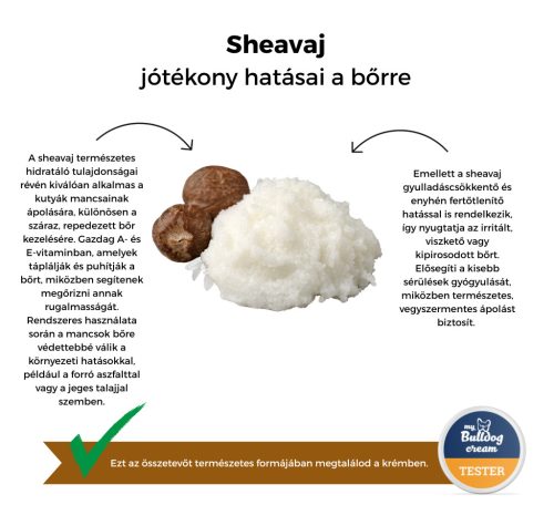 My Bulldog Cream - Tester - Unraffinierte Kakaobutter mit Ringelblume und Kamille