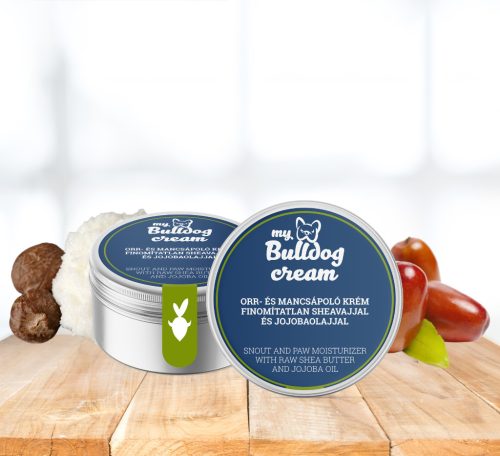 My Bulldog Cream – nose and paw care creams – Unrefined shea butter with jojoba oil