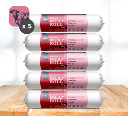 My Bulldog Meatroll - Beef Meat Roll for Dogs - 5x200g