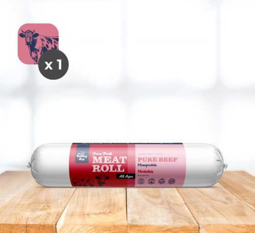 My Bulldog Meatroll - Rindfleisch-Fleischrolle für Hunde - 200 g