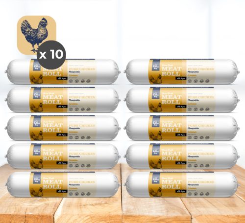 My Bulldog Meatroll - Chicken Meat Roll for Dogs - 10x800 g