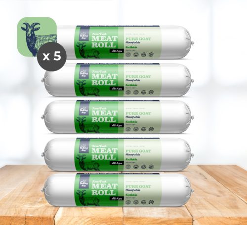 My Bulldog Meatroll - Ziegenfleisch-Fleischrolle für Hunde - 5x200g