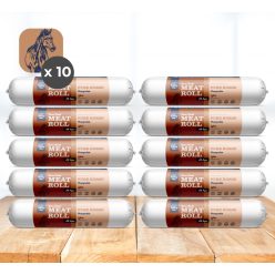   My Bulldog Meatroll - Fleischrolle mit Pferdefleisch für Hunde - 10x800 g