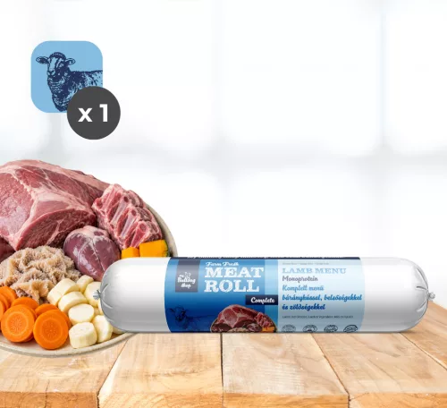 My Bulldog Meatroll - Komplett Bárányhúsos húsrolád menü kutyáknak - 800 g