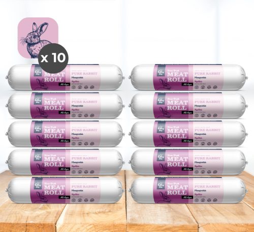 My Bulldog Meatroll - Rabbit Meat Roll for Dogs - 10x200 g