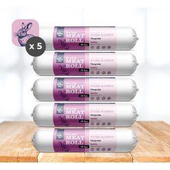   My Bulldog Meatroll - Fleischrolle mit Kaninchenfleisch für Hunde - 5x400g