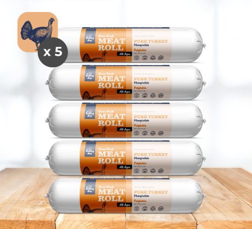 My Bulldog Meatroll - Putenfleisch-Rollbraten für Hunde - 5x400g