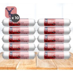   My Bulldog Meatroll - Fleischrolle mit Hirschfleisch für Hunde - 10x400 g