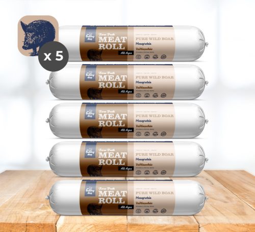 My Bulldog Meatroll - Wild Boar Meat Roll for Dogs - 5x400g