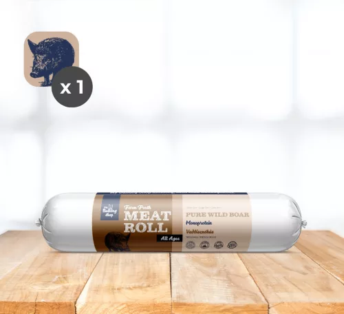 VÁSÁR - My Bulldog Meatroll - Vaddisznóhúsos húsrolád kutyáknak - 400 g