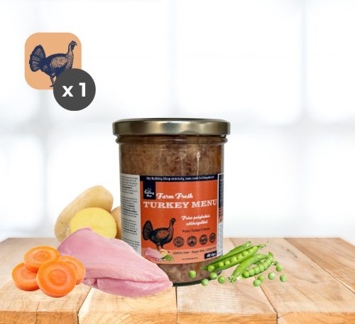 My Bulldog Farm Fresh - Komplettes Puten-Menü - 400 g