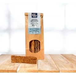   Válogatott halhúsos - MEATSTRIP - luftgetrockneter Fleischstreifen - 5 Stk.