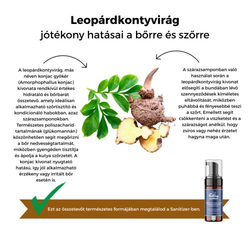 My Bulldog Sanitizer - Natürlicher Fellreiniger und Conditioner-Schaum mit Teebaumöl