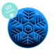 Slow Buddy - Snowflake - Anti-Schling- und Langsam-Fressnapf - blau