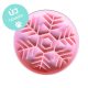 Slow Buddy - Snowflake – Anti-Schling- und Langsam-Fressnapf – puderrosa