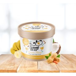   WOOF AS ICE - kutyafagyi alappor - 100g - Banana Mama - banán és földimogyoró